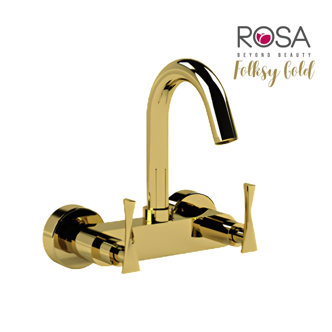 Moving Sink Mixer FLK-G5009 Folksy Gold (premium)