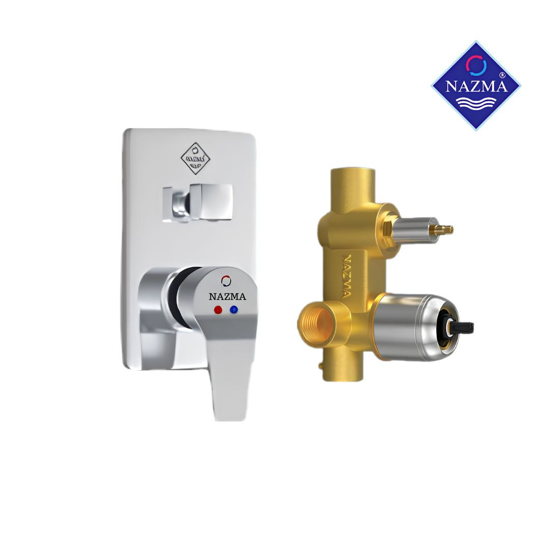 NMI-648 NAZMA 1/2'' CUBIC SHOWER MIXER BODY (AURA)