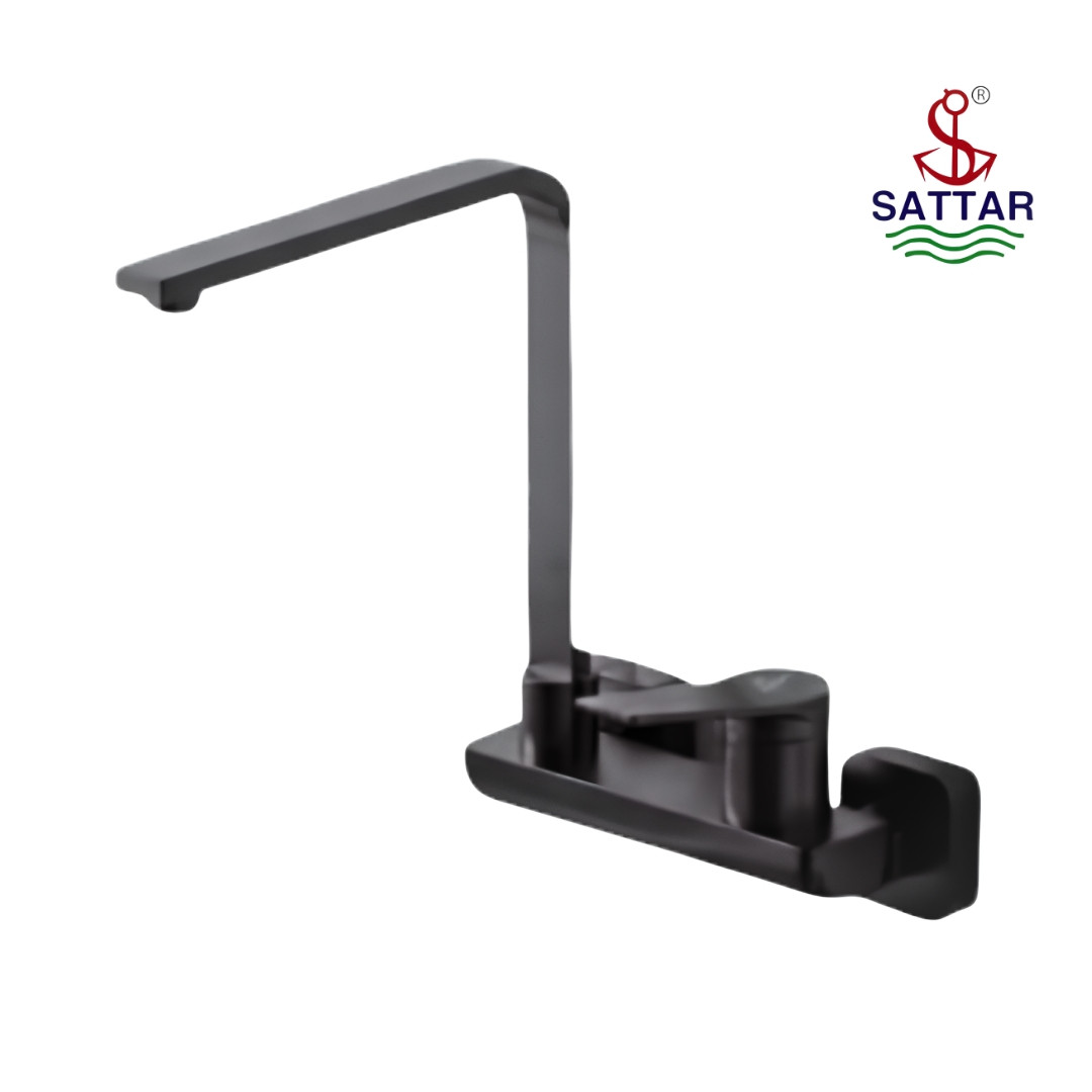 Premium Wall mounted Sink Mixer (Gun Grey) 88606G