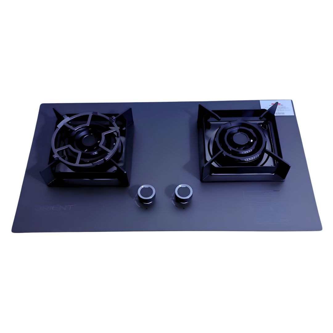 SP-509 MAT BLACK MARBLE 2 BURNER HIGH QUALITY BUILT IN GAS STOVE