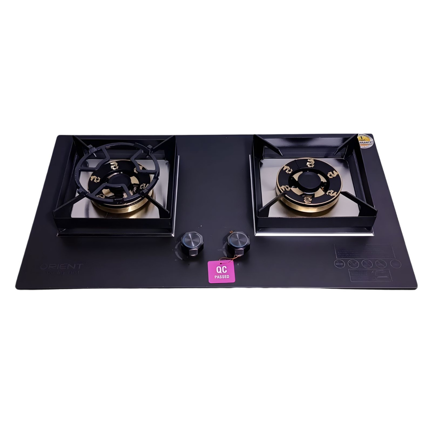 PR-505 STONE HIGH QUALITY TEMPERED BUILT IN GAS STOVE