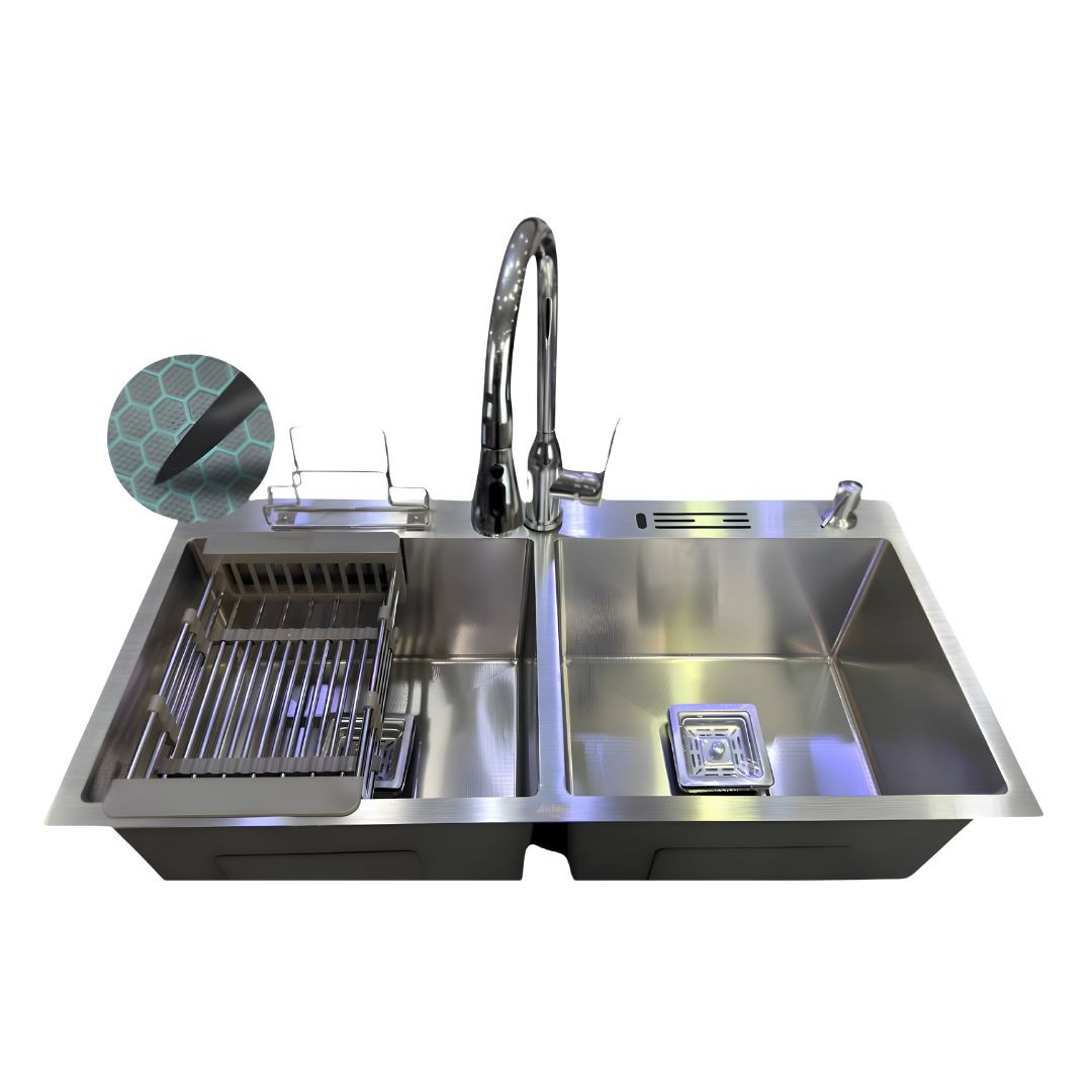 8245 32'x18"9" Inch Honeycomb Sink with KT-314 Combo