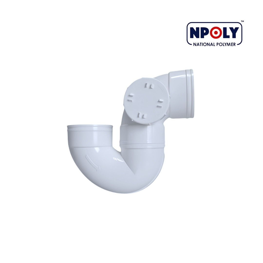 4" UPVC Long Trap with Door